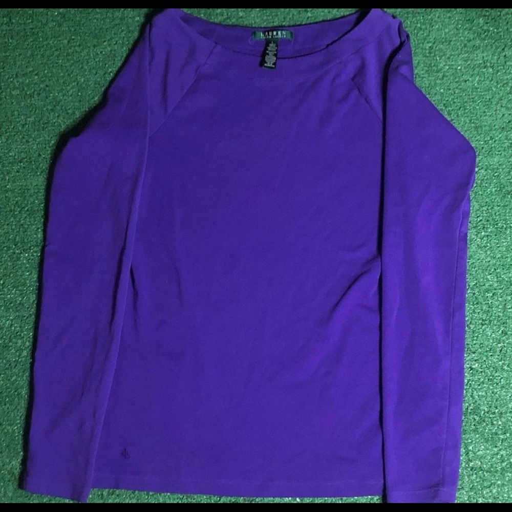 Ralph Lauren long sleeve top. Size Large 🌹